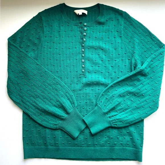 Sézane Emerald Green Zoe Sweater Jumper Knit - Picture 3 of 9
